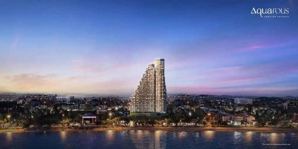 Aquarous Jomtien Pattaya: views from residences