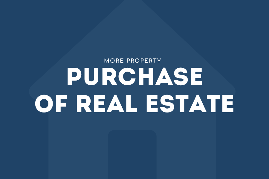 Purchase of real estate