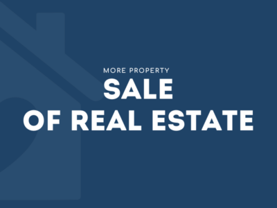 Sale of real estate