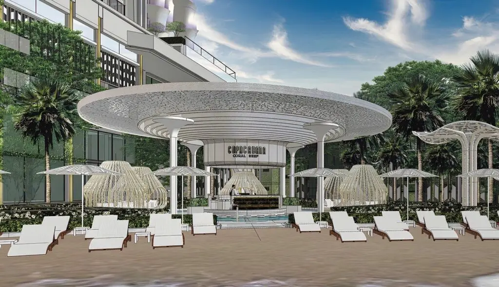 Copacabana Coral Reef: views from residences