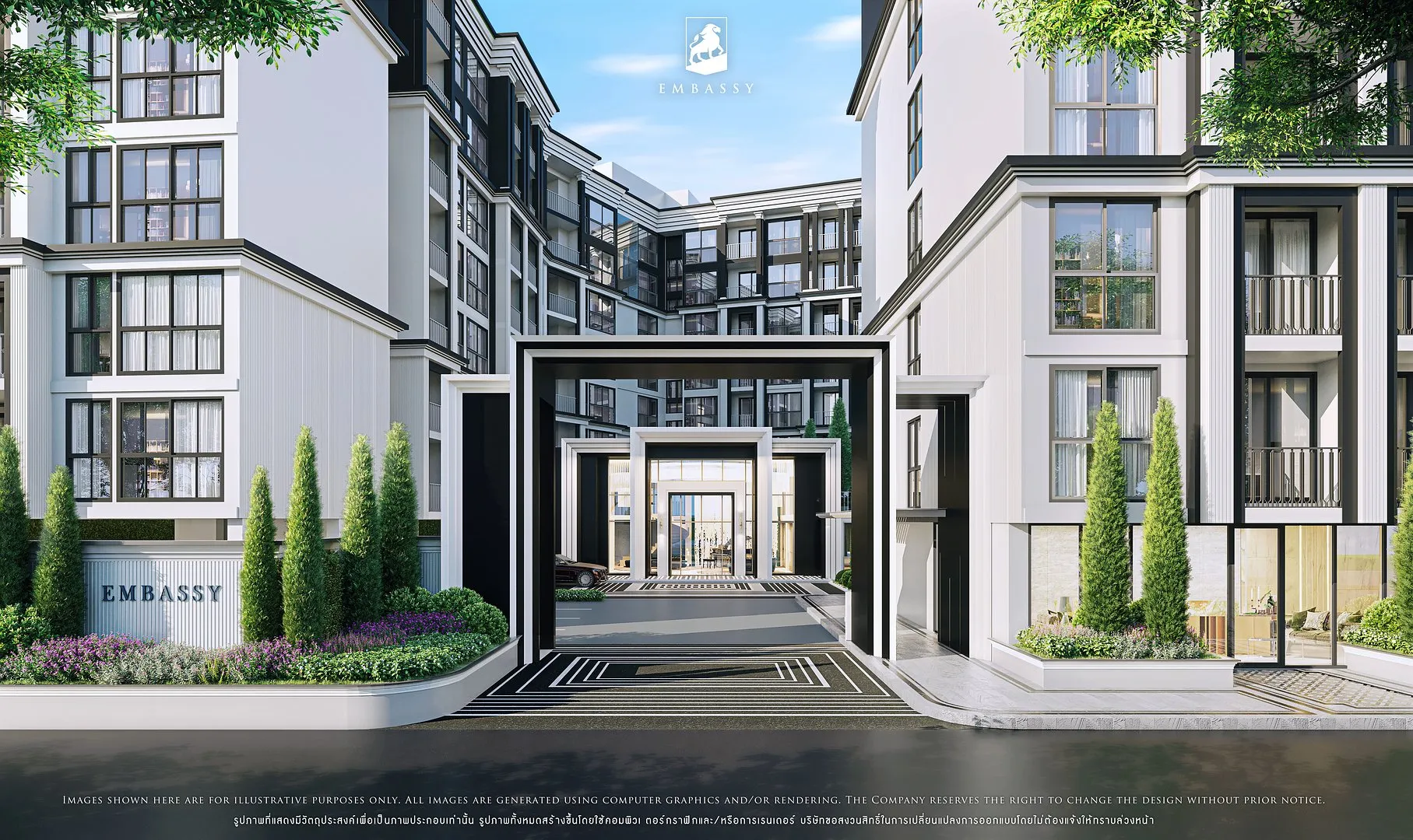 Embassy Pattaya Jomtien — 1 bedroom, 34 sq.m, 7 fl