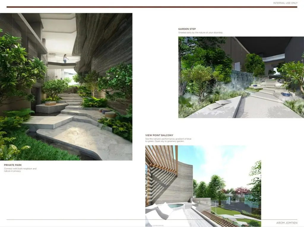 Arom Jomtien: floor plan