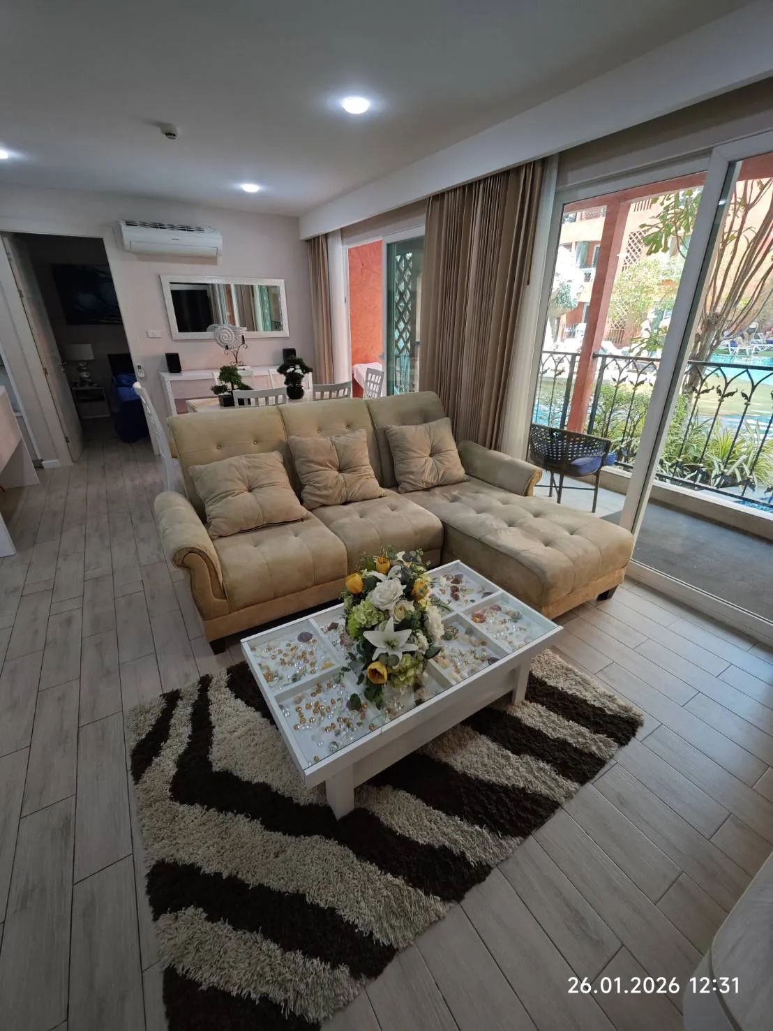 Seven Seas Jomtien — 2 bedroom, 36 m², 1 fl