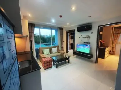 Serinity Wongamat — 2 bedroom, 43 m², 3 fl