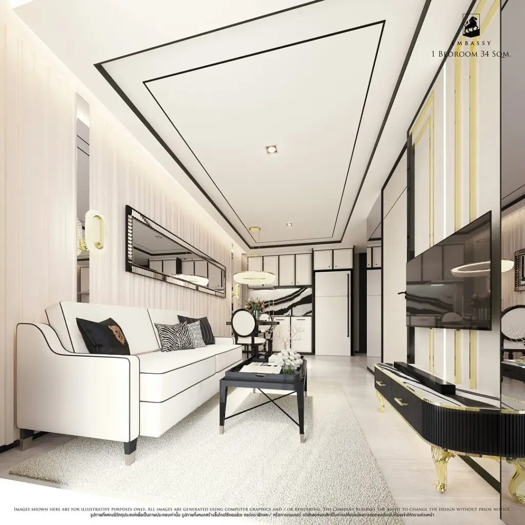 1-Bedroom 33-35 sq.m. interior 3