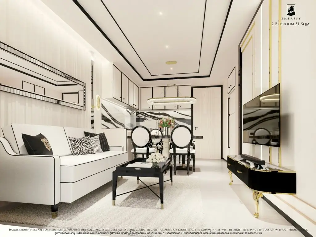 2-Bedroom 51 sq.m. interior 4