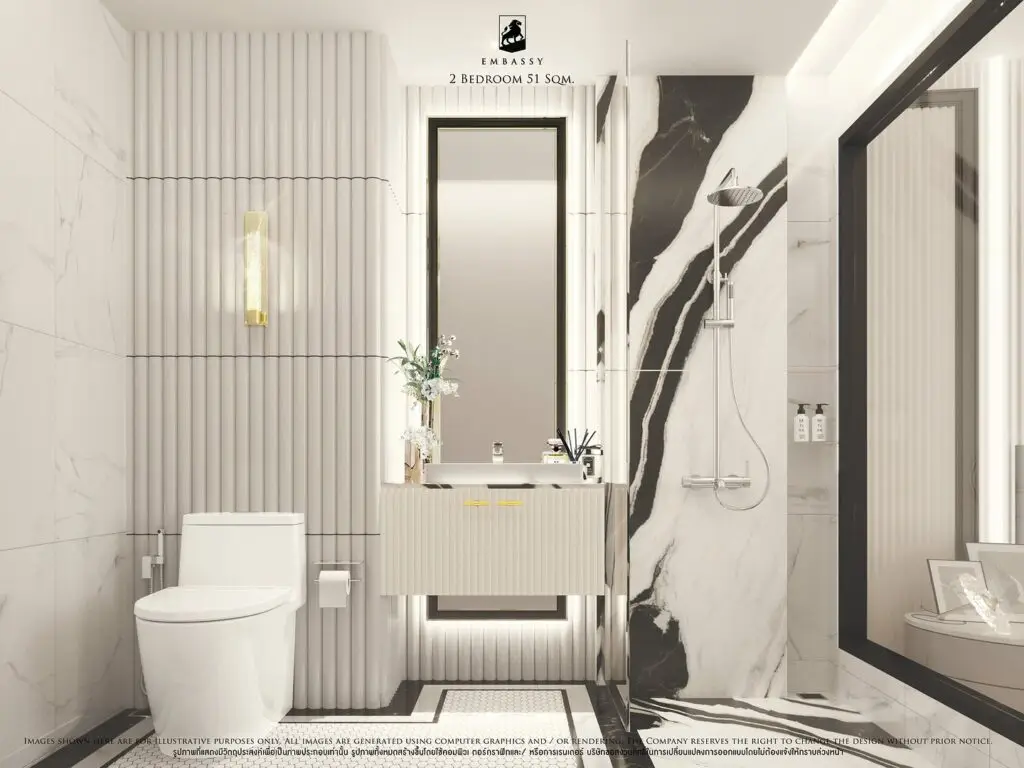 2-Bedroom 51 sq.m. interior 3
