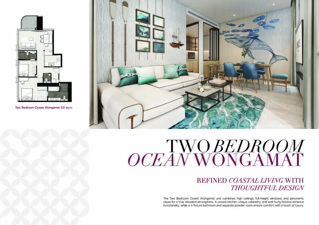 2 Bedroom  74.00 - 90.00 Sq.m. interior 2