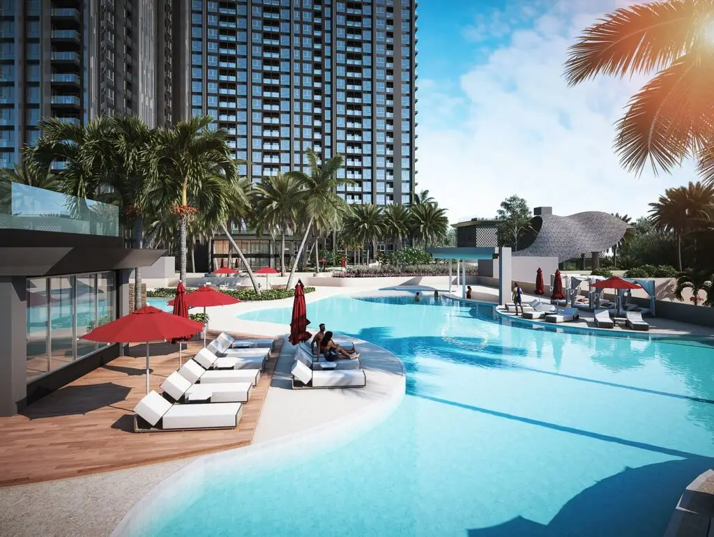 Grand Solaire: views from residences