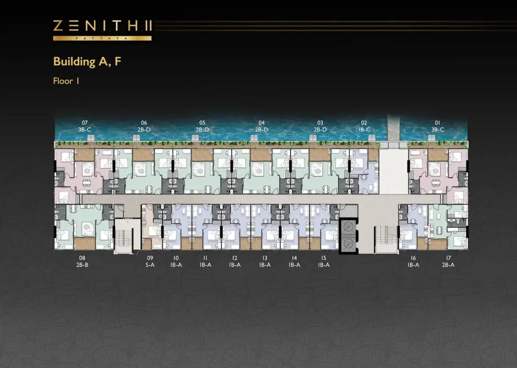Building A , F  Floor 1