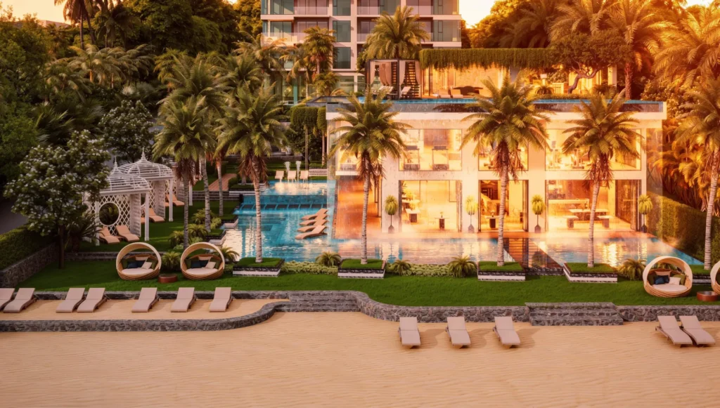 The Riviera Palm Beach Wongamat: swimming pool