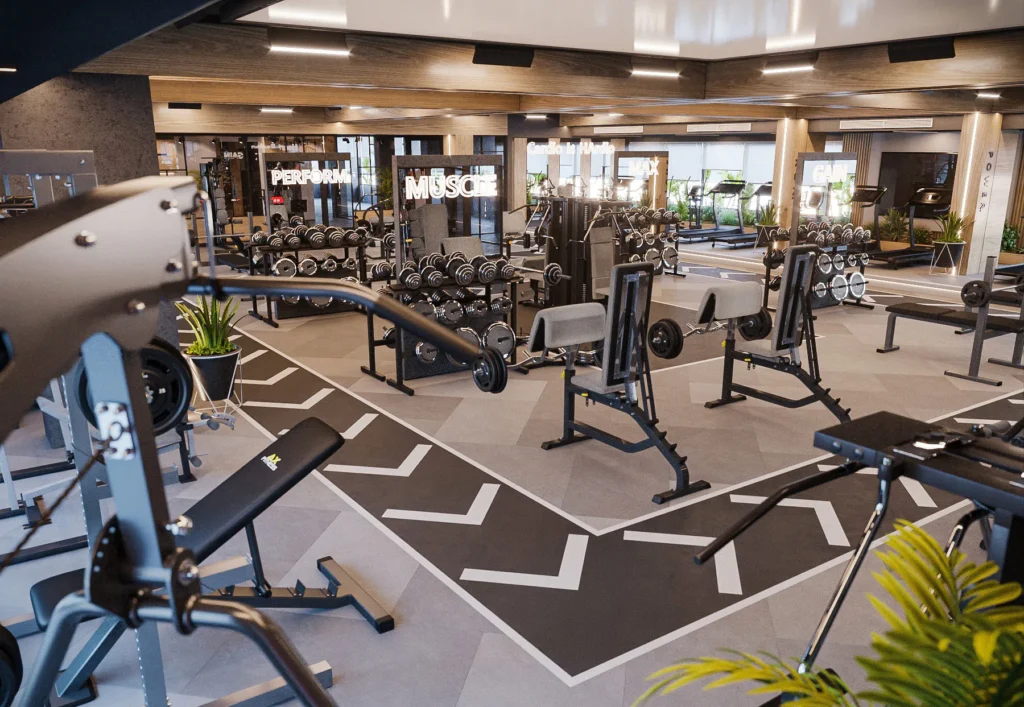 The Riviera Santa Monica: gym