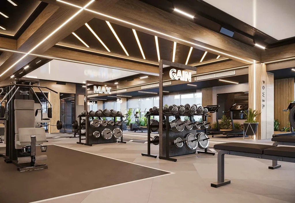 The Riviera California: gym