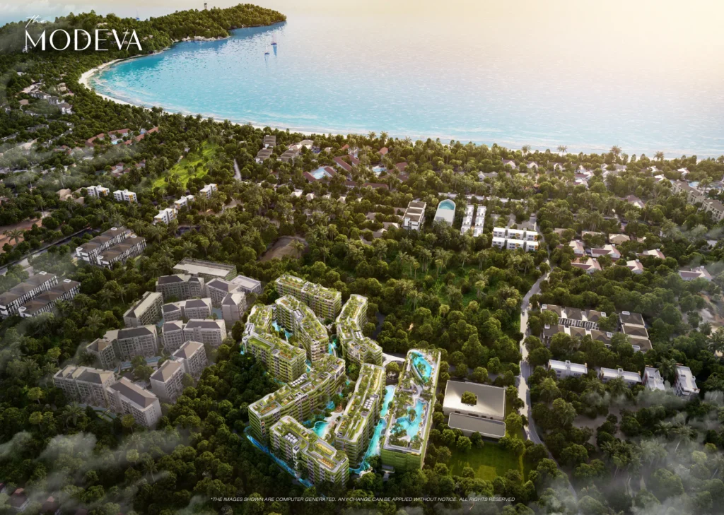 The Modeva Bang Tao: view from residences