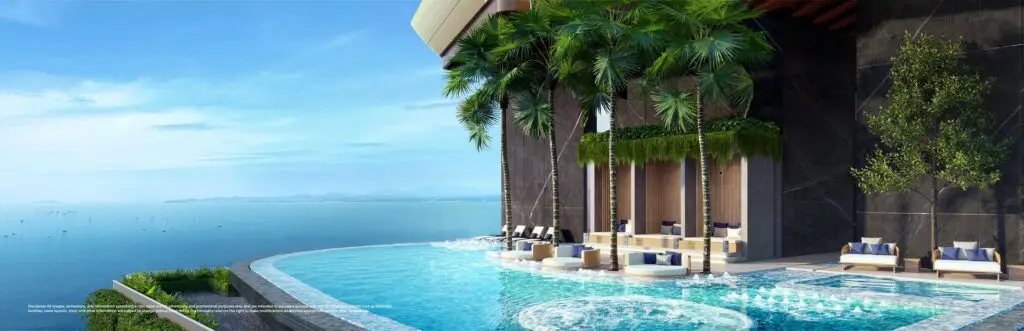 Once Wongamat: swimming pool