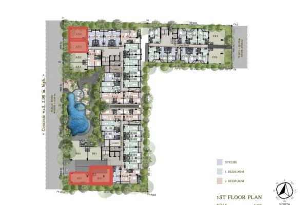 4 Commercial Units in Siam Oriental Oasis