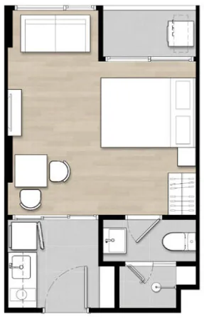 Studio 26.00 Sq.m.