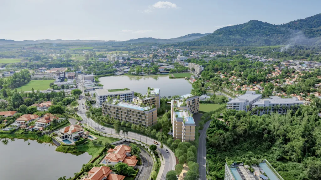 Laguna Lake Residences Aster: aerial view