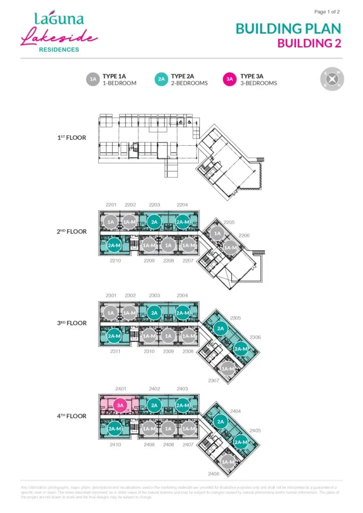 1st - 4th Floor Plan