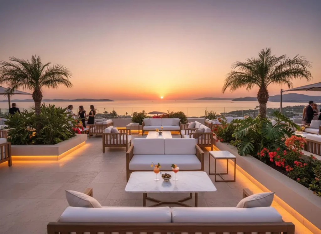 LOVE IT Wongamat Beach rooftop lounge / Sunset sea view facilities in Pattaya