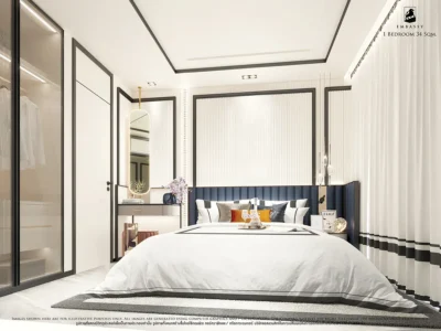 1-Bedroom Condo 34 sq.m in Embassy Pattaya Jomtien — City View, Foreign Quota