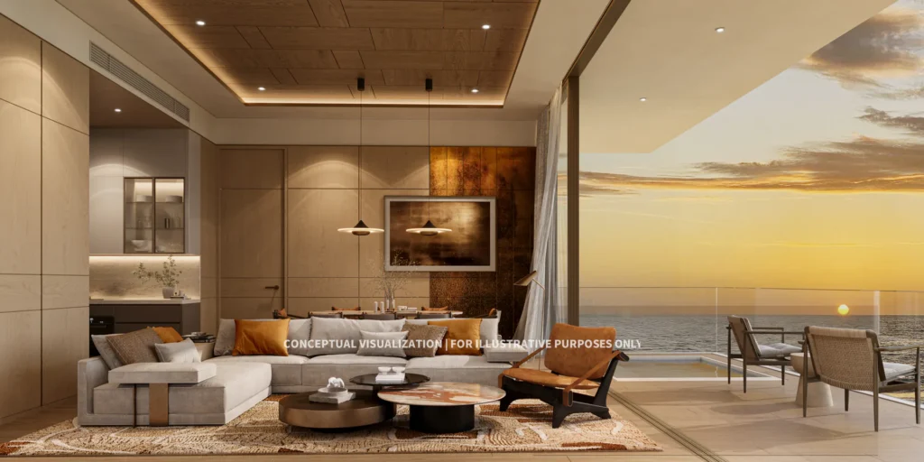 2‑bedroom apartment with a pool interior 1